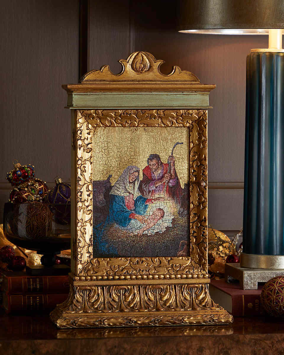 Nativity Tabernacle Christmas Decor